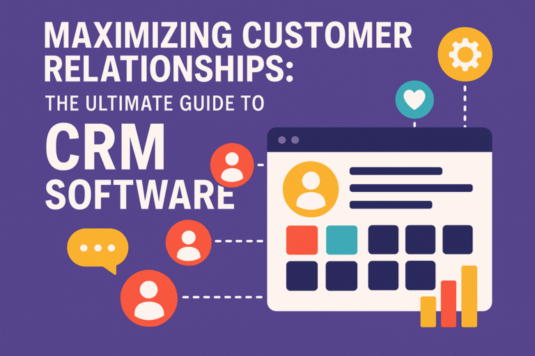 Maximizing Customer Relationships: The Ultimate Guide to CRM Software